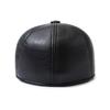 Leather Hats Middle Aged And Elderly Winter Men Warm Breathable Protection Ear