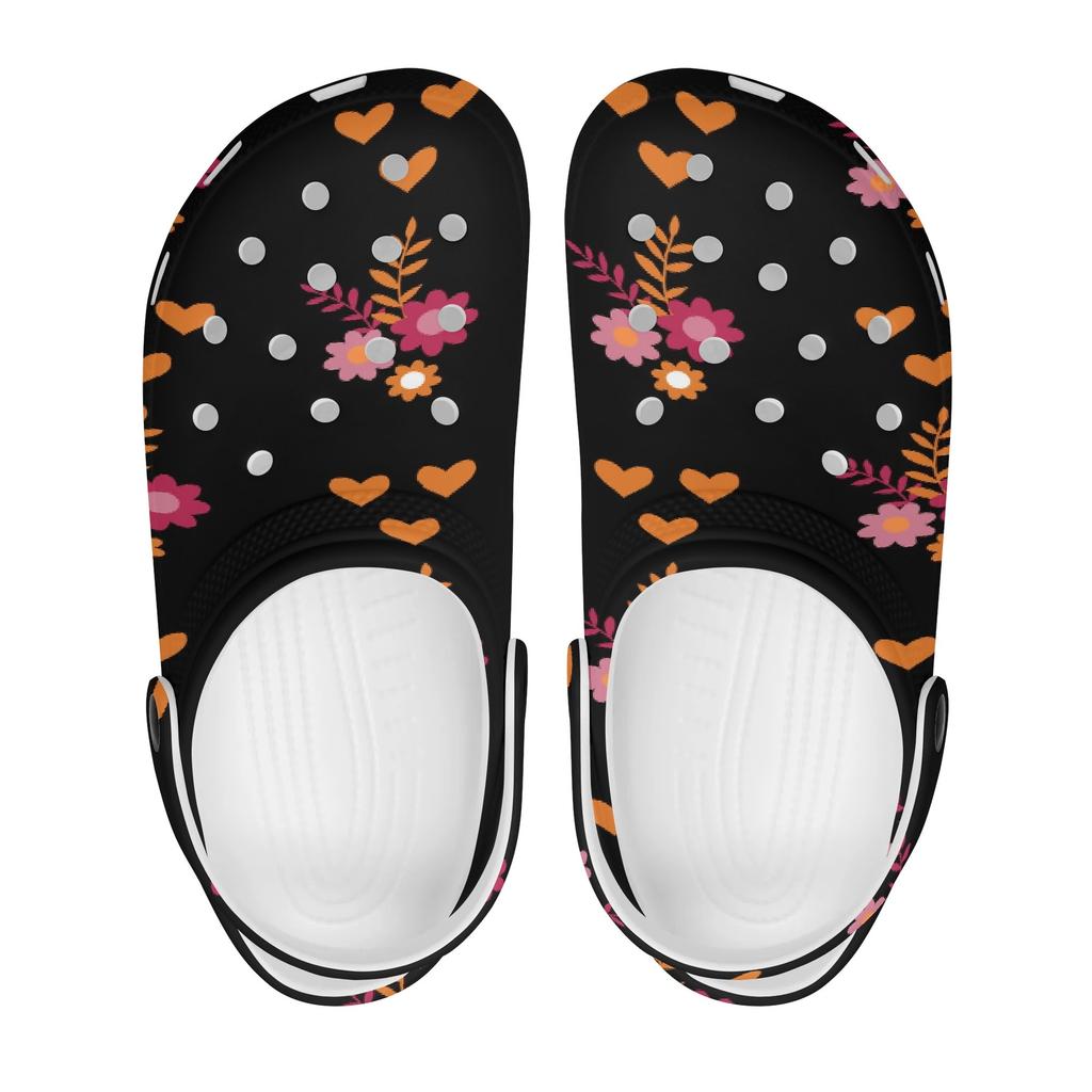 Summer Print EVA Casual Clogs for Women Men Ventilated Breathable Slip On Soft Sole Shoes Summer Sandals Daily Comfort Wear