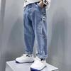 Boys' Jeans Spring and Autumn Pants Children's Loose Casual Handsome Boys' Pants Trendy