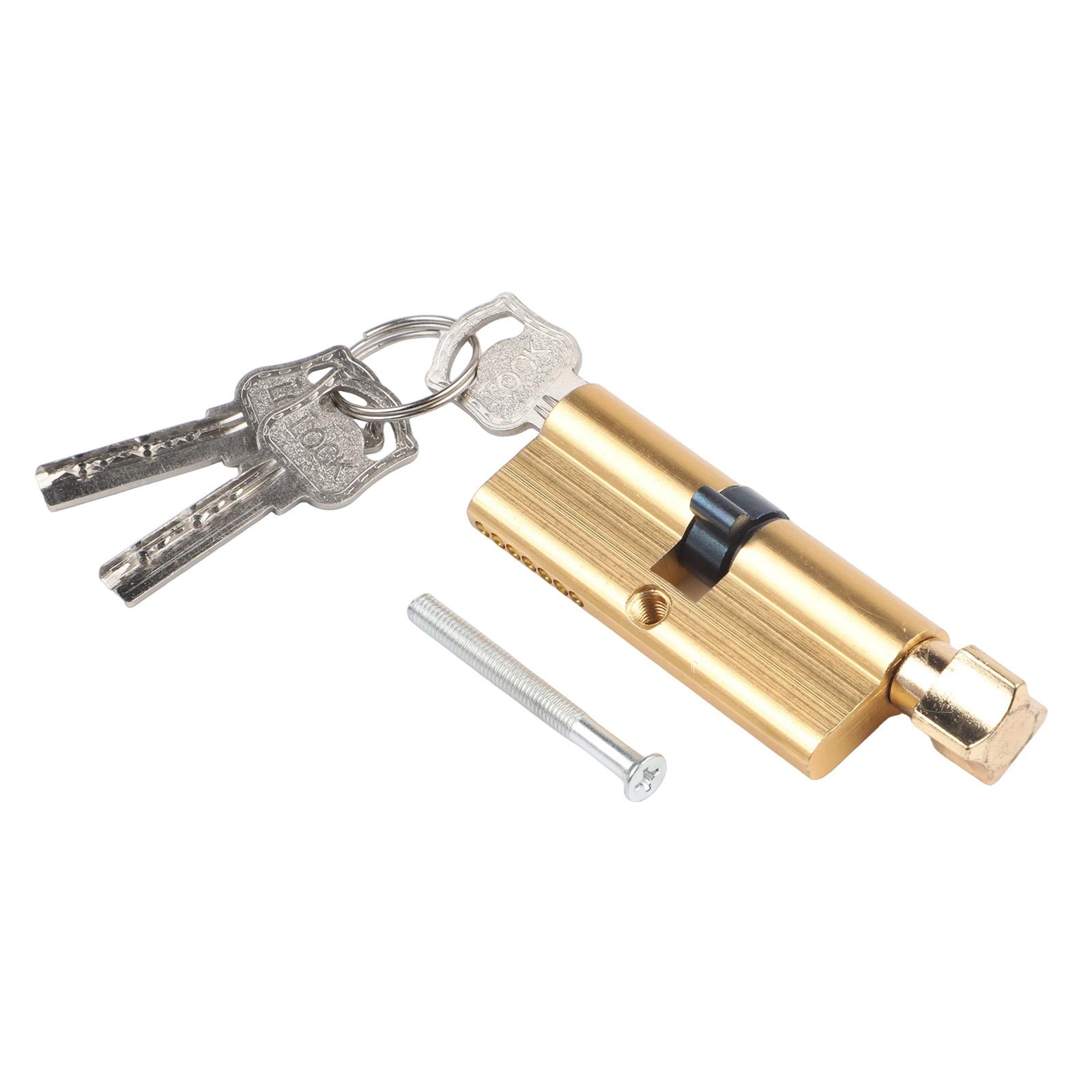 3 ключа в комплекте Замок для межкомнатной двери Замок для деревянной двери Цилиндр замка