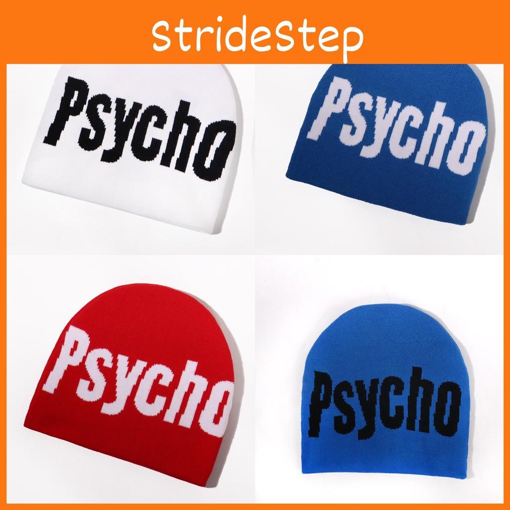 Blocked Fashion Color Letter Pattern Women Casual Warm Knitted Hat For Winter