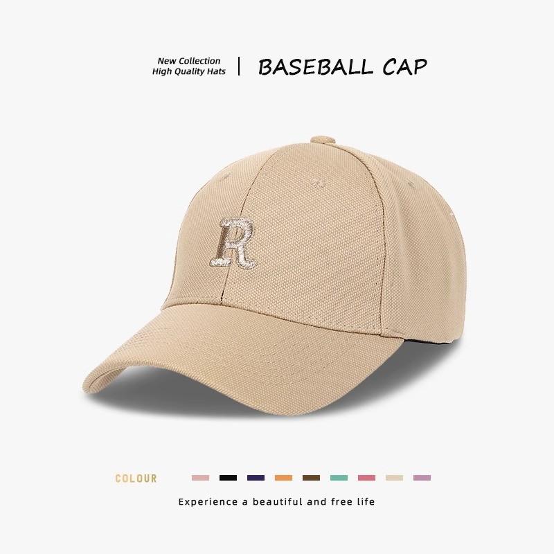 Cotton Baseball Cap With Embroidered Letters For Men Women Sun Protection