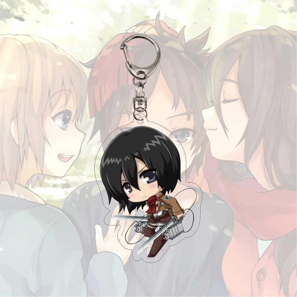 Attack on Titan Sankasa Corps Acryl-Schlüsselanhänger mit Allens Gesicht