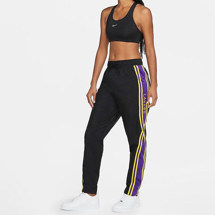 Nike NBA Los Angeles Lakers Courtside Basketball Pants Women Pants Black CN0323-010