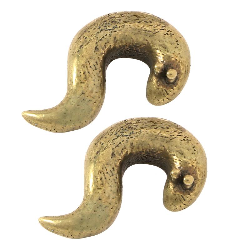 Artistic Brasses Snails Sculpture Ornaments Elegant Desktop Decoration for Office Home