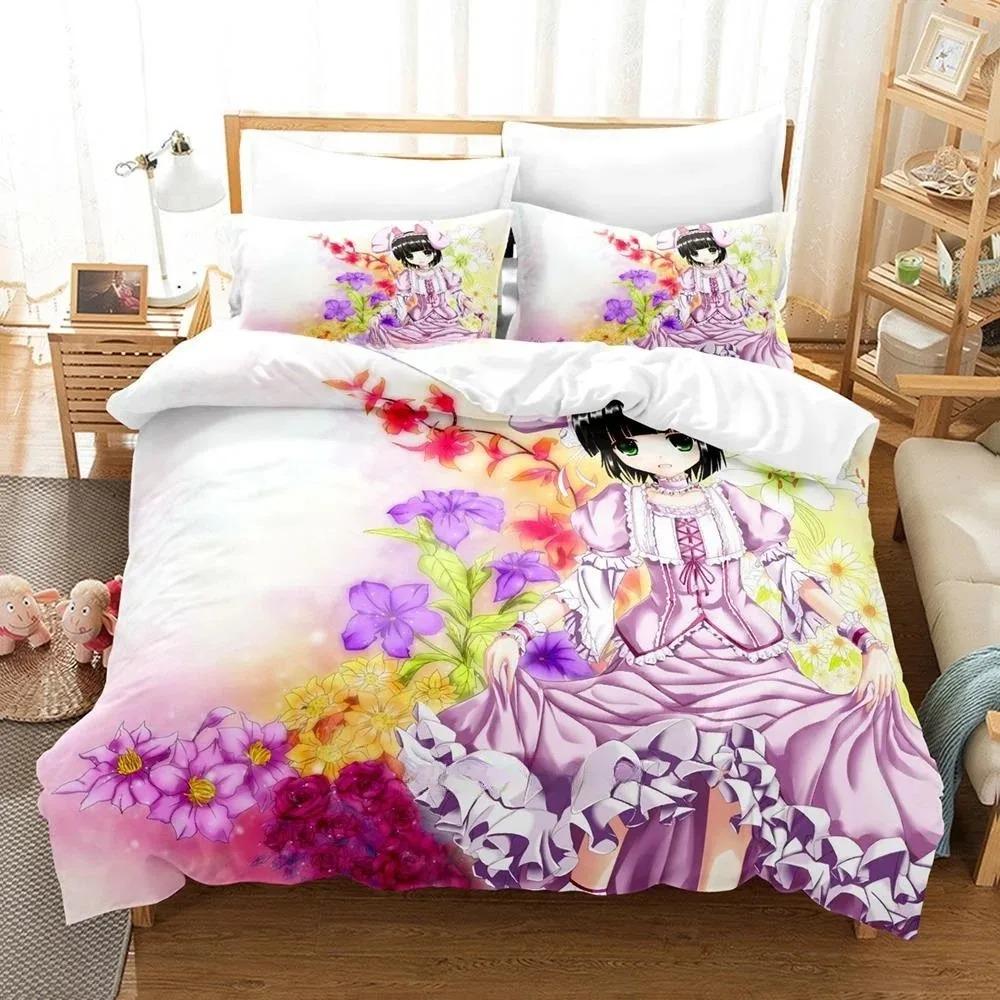 Comforter 3D Anime Croise In A Foreign Labyrinth Bedding Set Single Twin Full Queen King Size Bed Set Adult Kid Bedroom S