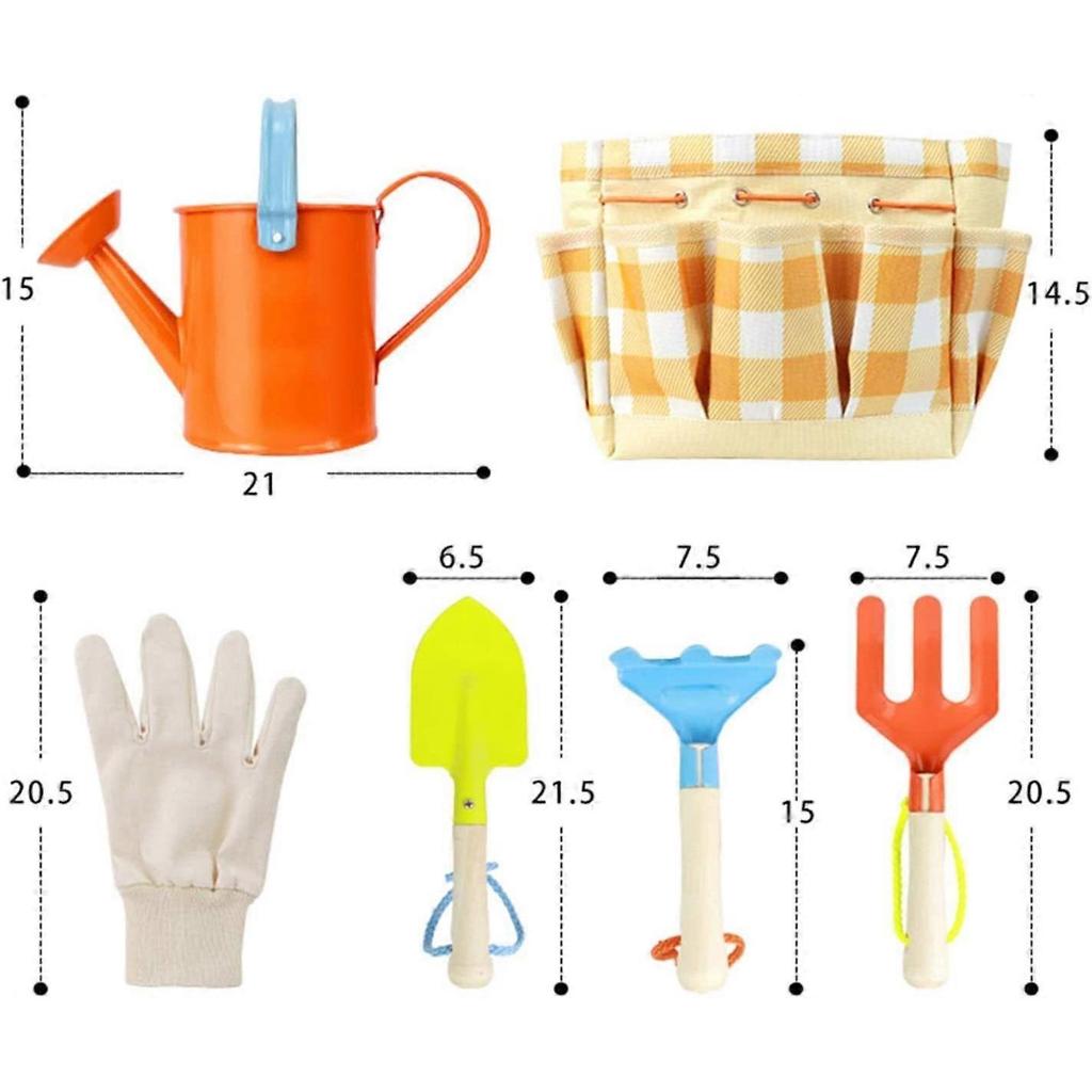 Child Gardener Kit Bag For The Garden Or Beach,Kids Gardening Tools Child Gardening Kit Gloves Shove