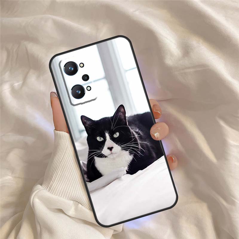Cute Cat Animal Case For Realme 15 14 11 12 13 Pro Plus C65 C67 C71 C63 C61 C55 C51 C53 C35 C75 GT6 GT7 Pro