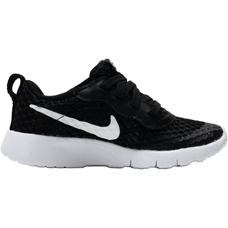 Nike Tanjun Easy On Fashion Comfortable Slip Resistant Breathable Low Top Walker Shoes Baby Sneaker Black White HQ2707001