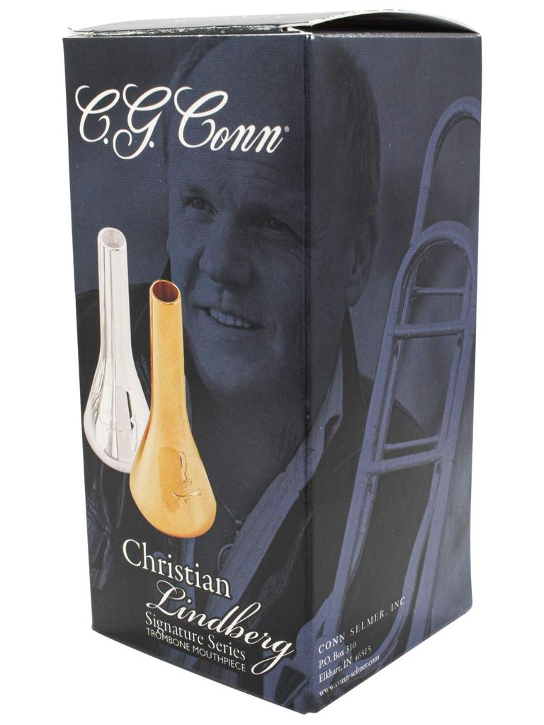 Nátrubek pro pozoun Christian Lindbergh povrch C.G.Conn (tenká trubka) [15CL] model, postříbřený