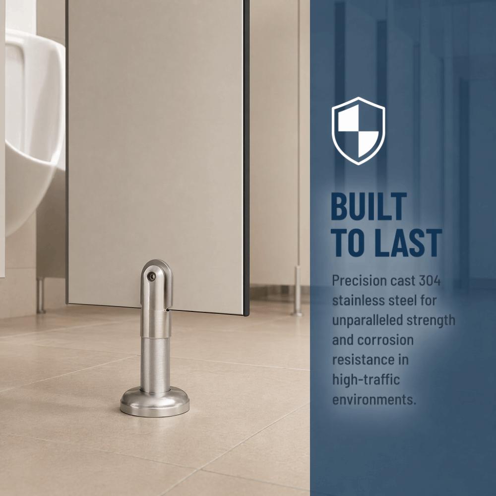 Stainless Steel Partition Hardware Heavy Partition Bracket Secure Support Foot Bathroom
