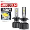 2Pcs 1600W H7 H1 H4 LED Headlight Bulbs CANBUS H11 H8 H9 9005 HB3 9006 HB4 H3 9012 HIR2 Lights Mini Lamp Car LED Plug and Play