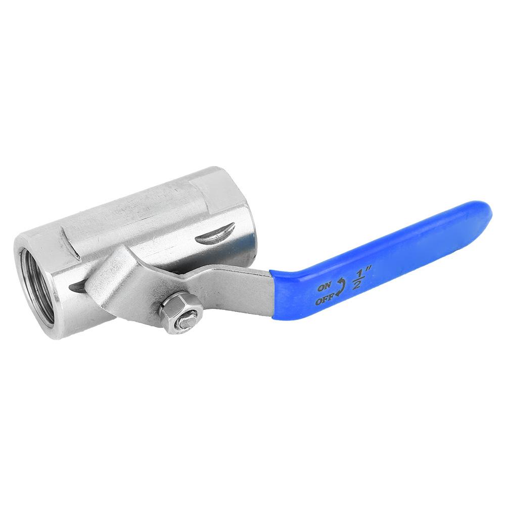 Robinet sferic lat filetat semi-oțel 201 Oțel inoxidabil Robinet cu flotor Accesoriu mecanic(DN15 12