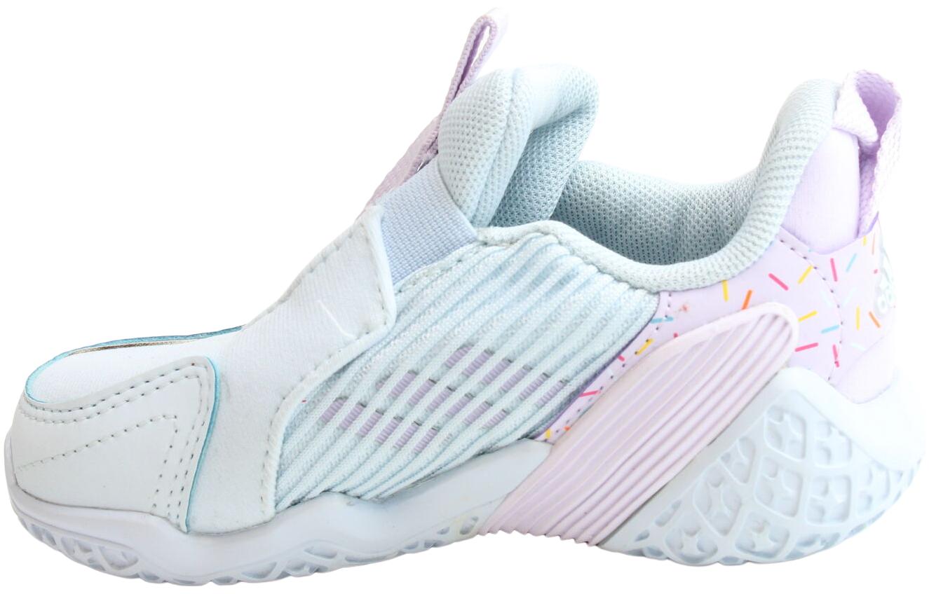 

Adidas 4Uture RNR Slip Resistant Abrasion Resistant Low top Toddler Shoes Baby White Blue FW3786 22