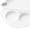 Egg Steamer Box Microwave Poacher with Lid, Nonstick 2-Cavity Cooker Portable Steamer, Dishwasher Safe Poaching Maker, Kitchen Breakfast Gadget Maker