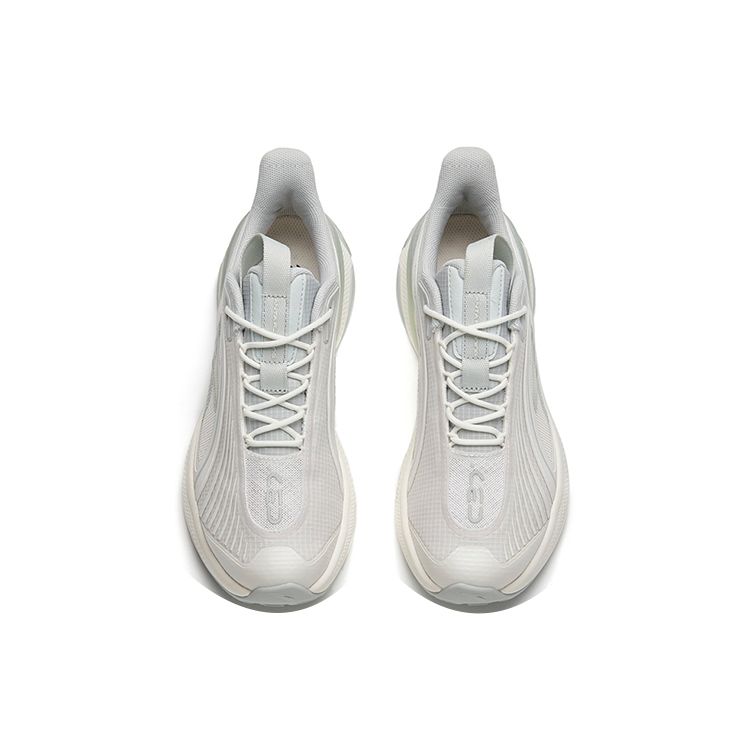 Anta C37 2.0 Durable Non-Slip Low-Top Running Shoes Women sneaker White Gray Green 122135537R-6