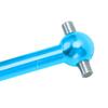 MEAPUXIN 4Pcs Universal Drive Shafts, 70mm CVD Drive Shafts, Aluminum Alloy, Upgrade Parts for TT02 110 RC Car, Durable Design, Easy Installation