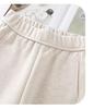 Women's Beige Cashmere Wool Blend Wide-Leg Pants with Fleece Lining - Autumn/Winter 2024 Collection