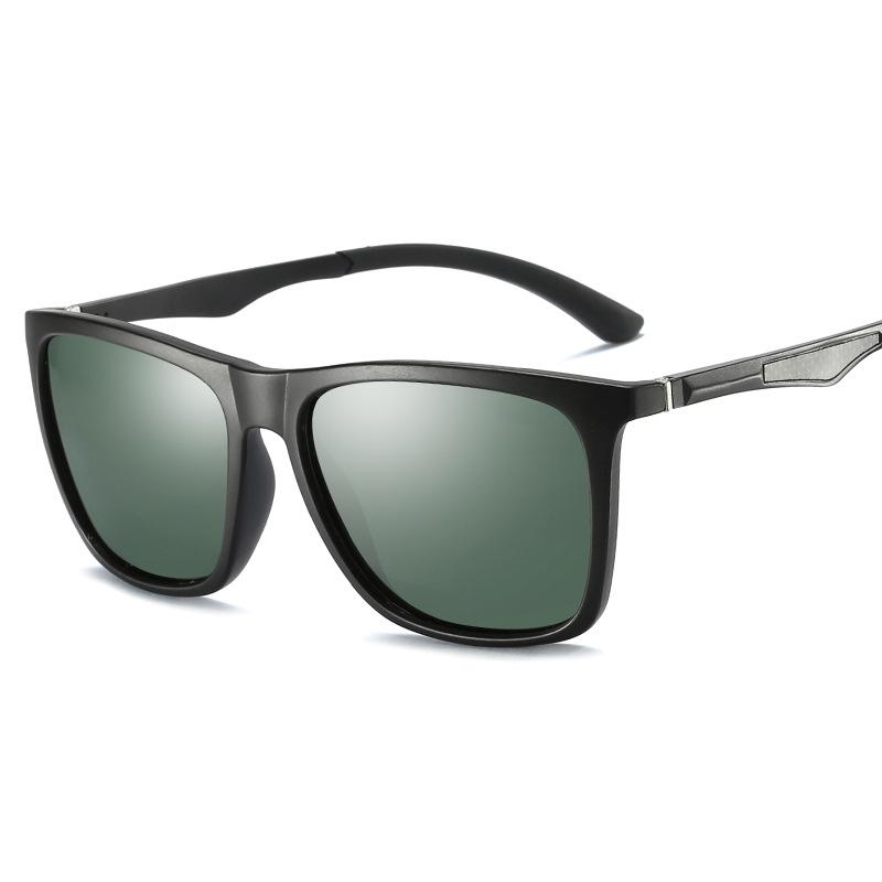 Polariserte solbriller for menn og kvinner, fargerike fasjonable solbriller, fasjonable A536 aluminiumsmagnesiumtempler