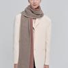 Dal Cashmere Herringbone Muffler Brown