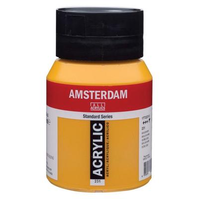 Acrylic Paint - Gold Ochre - 231 - Amsterdam - 500ml Pot