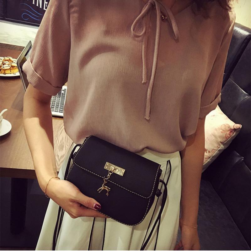 Fashion Ladies PU Leather Crossbody Bags Women Shoulder Straps Bags Simple Solid Color Flap Mini Square Bags Commuter Handbags