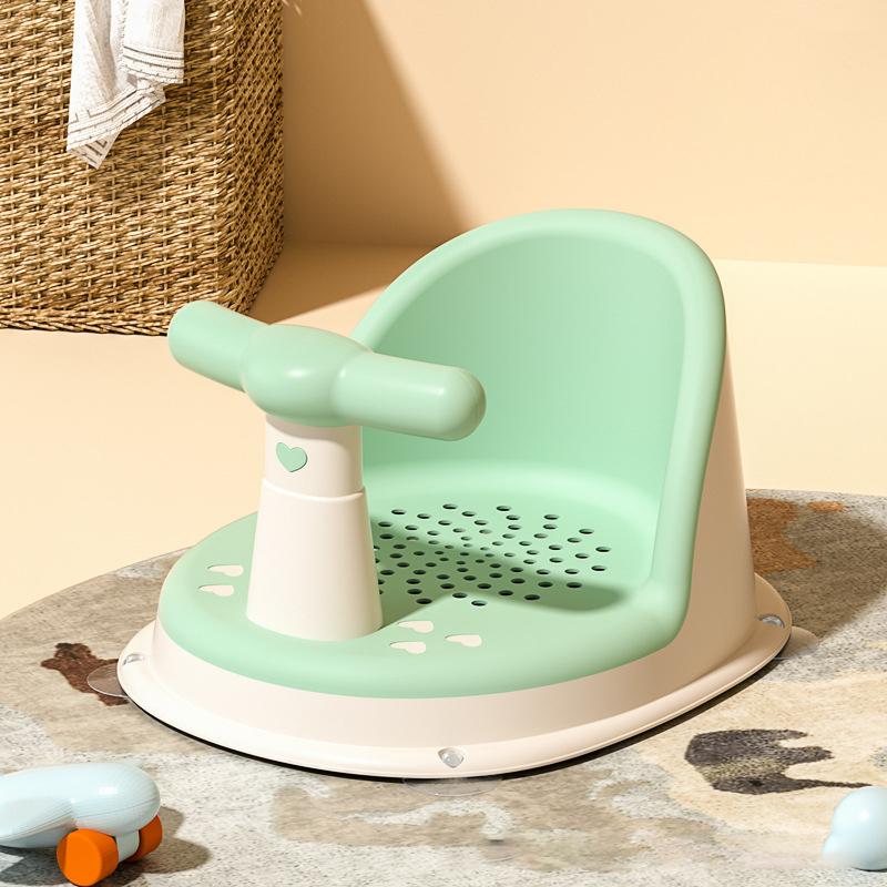 Baby Tub Seat Bathtub Pad Mat Chair Safety Anti Slip Newborn Toddler Infant Care Children Bathing Seat Washing Toys Shower Chair