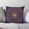 Octahedron Lotus Of Life Square Pillowcase Polyester Linen Velvet Printed Zip Decorative Throw Pillow Case Bed Cushion Case