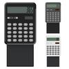Creative Digital Writing Tablet Calculator Multifunctional Solar Pull-out LCD Handwriting Board 12-Digit Calculator Office