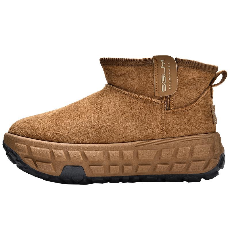 Winter New Thick-soled Velvet Snow Boots Non-slip Warm Cotton Shoes 3419