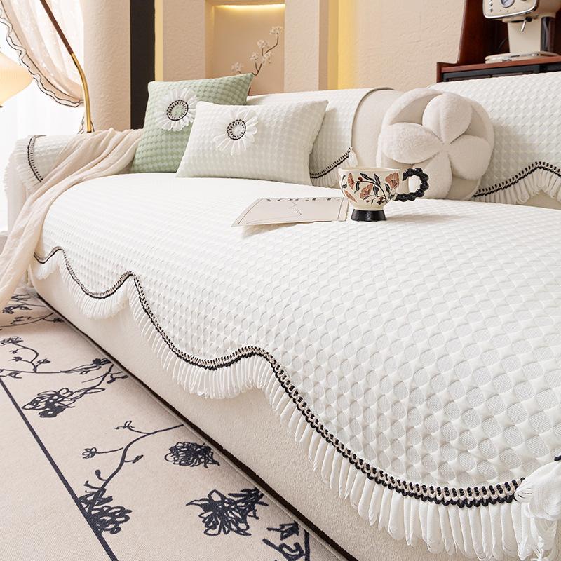 Summer New Sofa Cushion Summer Non-Slip Mat Seat Cushion Cool Feeling Irregular Sofa Cover Special-Shaped Cover