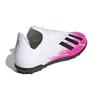 Adidas X 19.3 TF Round Head Comfortable Non-Slip Shock Absorbing Wear-Resistant Low-Top Soccer Shoes Kids Soccer Shoes White Pink Black EG7174