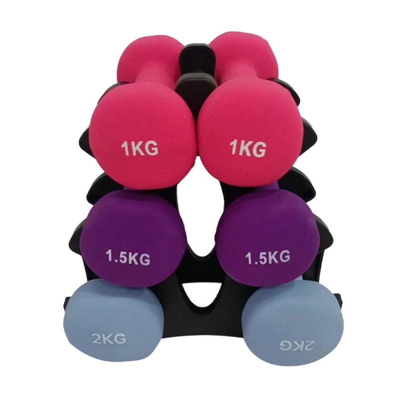 Dumbbell Rack Stand 3 Tiers Dumbbell Bracket Hand Weight Tower Stand Easy to Use