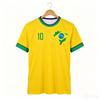 2026 Nuova Maglia da Calcio del Brasile T-shirt Maglia Nazionale Brasiliana Girocollo Oversize Casual Streetwear Abbigliamento da Uomo