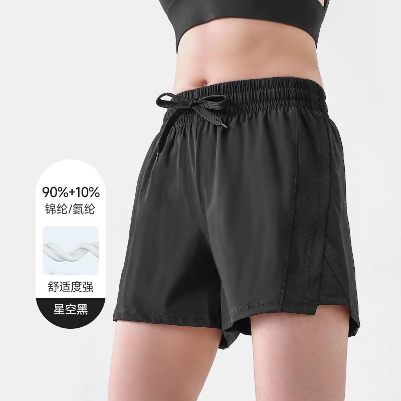 

Спортивные шорты антипросвечивающие тренировочные беговые шорты женские фитнес йога свободные дышащие сетчатые фитнес брюки XL