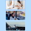 Foldable Car Phone Bracket Magnetic Stand 360 Degree Rotation Adjustable with Double Suction Technology for Easy Viewing