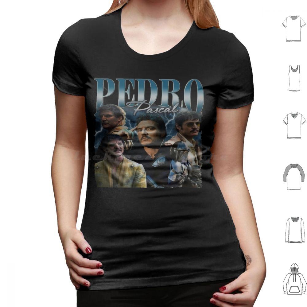 Pedro Pascal Daddy Pedro Pascal Meme I Love Timothee Chalamet Pedro Pascal Cursed Fan Collage T Shirt Cotton Men Women Diy