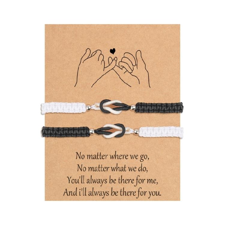 Meaningful Love Knot Bracelet Romantics Braided Friendship Wristchain Unique Gift For Partners And Friend