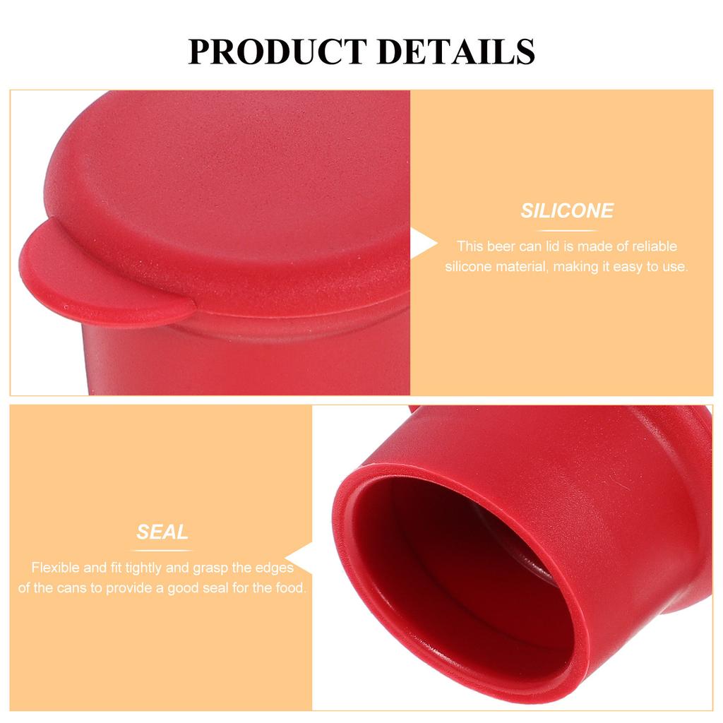 Silicone Wine Bottle Stopper Reusable Standard Size Airtight Seal Cap for Wine Beer Soda Preservation Beer Bottle Caps