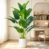 67-112cm Large Artificial Plants Bird of Paradise Tree Tropical Fake Banana Leaves Plastic Palm Plants for Home Garden Decor