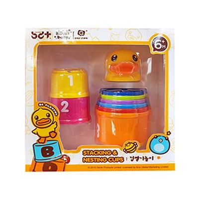 Gra Bandi B Duck w kubeczki do układania, różne kolory, 1 zestaw, koreańskie produkty dla dzieci