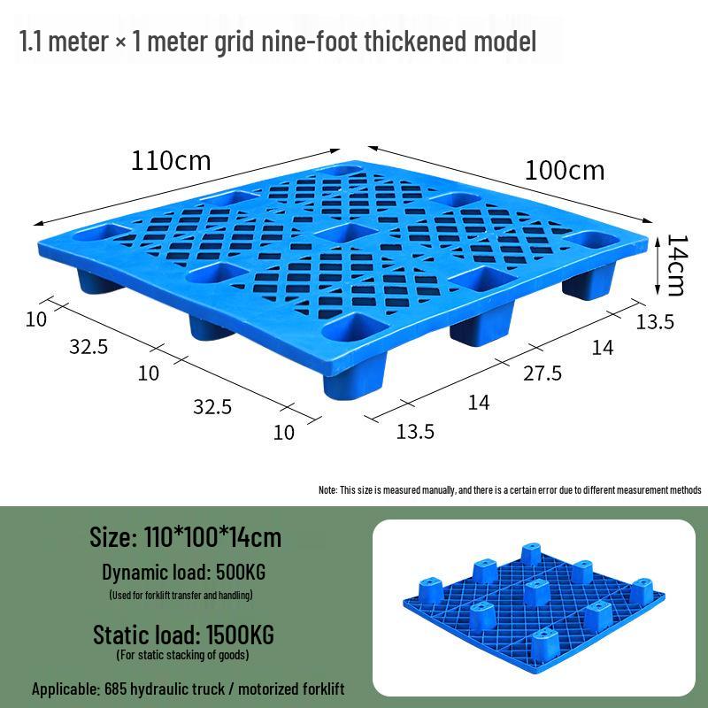 Moisture-Proof Plastic Forklift Pallet Platform Tray