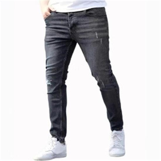 Men's ripped jeans skinny jeans clothes sale