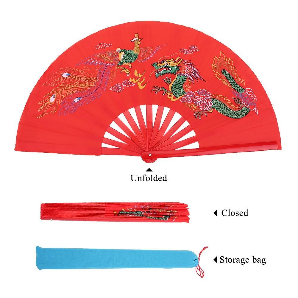 Folding Fan for Includes Fan Tai Chinese Japanese Style Heat Energy Summer Fireworks Summer Unisex Dancing, Bag, Chi, Style, Accessory, Protection,