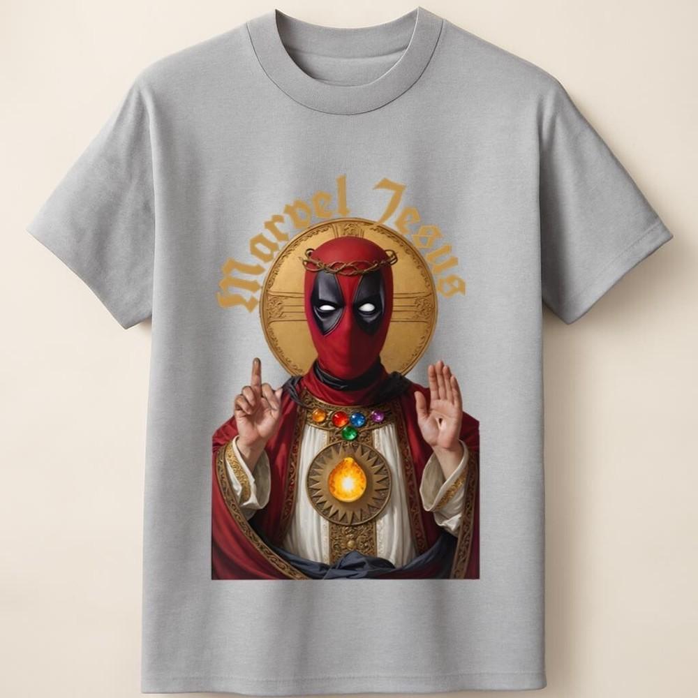 Jesus Deadpool Unisex T-Shirt Unisex T-Shirt XXXL