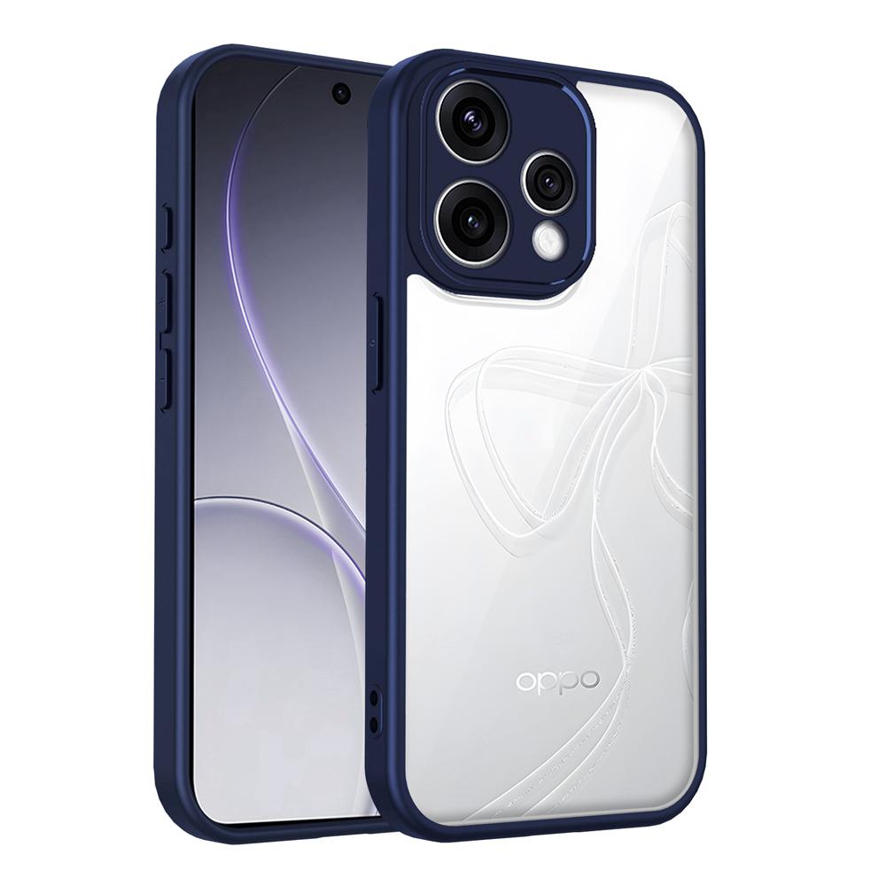 KEYSION Transparent Phone Case for OPPO Reno15 Pro Max 5G Soft Silicone+PC Clear Shockproof Phone Back Cover for OPPO Reno15 F 5G
