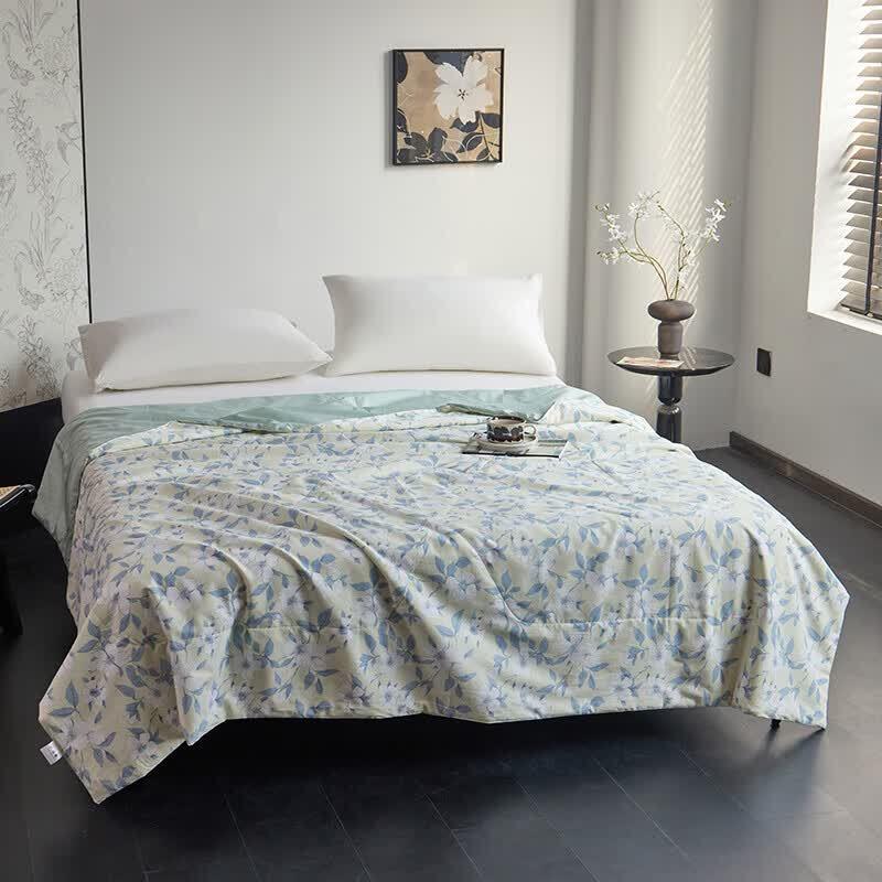 Taihu Snow Tussah Silk Summer Quilt - Love of Flowers 200x230см