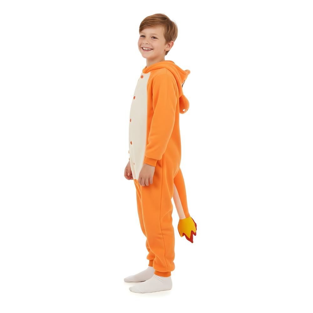 Piżama Onesie Kigurumi Przebranie Pokemon Charmander Dzieci 135-145Cm