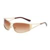 New Minimalist Style Fashion Metal Frame Women's Sunglasses Daily Commute Street Styling Sunshade Eyewear 81075
