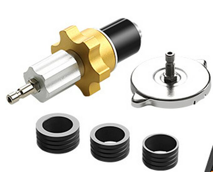 Car Radiator Pressure & Leak Detection Tool Set for Antifreeze Replacement 5 Piece Connector Set